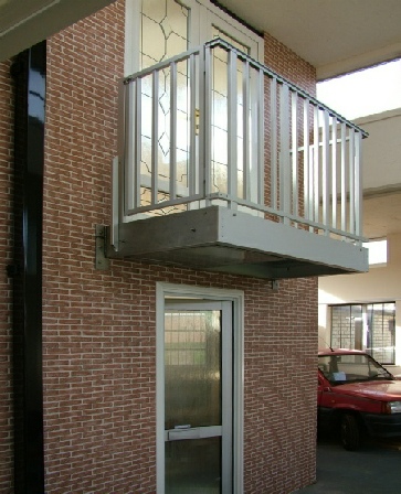 Balcony with Fire Escape Options 